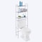 Zenna Home 60.2 in. H X 22.8 in. W X 8-1/2 in. D Silver Metal Spacesaver Shelf 2265NN - alternate 4